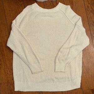 Women's Cream Knit Sweater